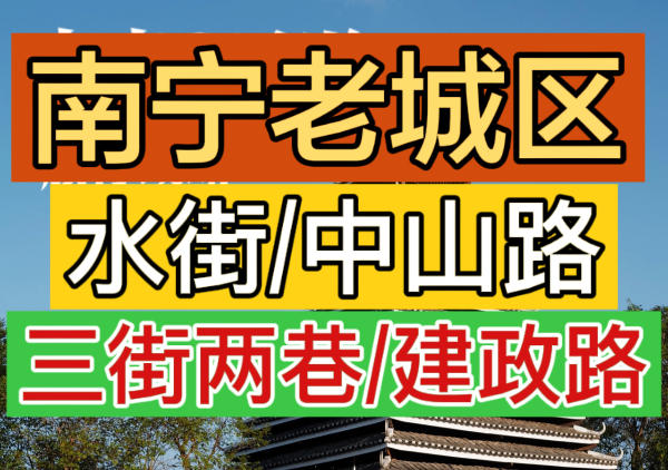 南宁老城区逛吃路线地图|点我
