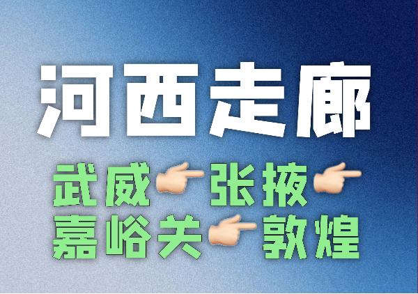 河西走廊地图