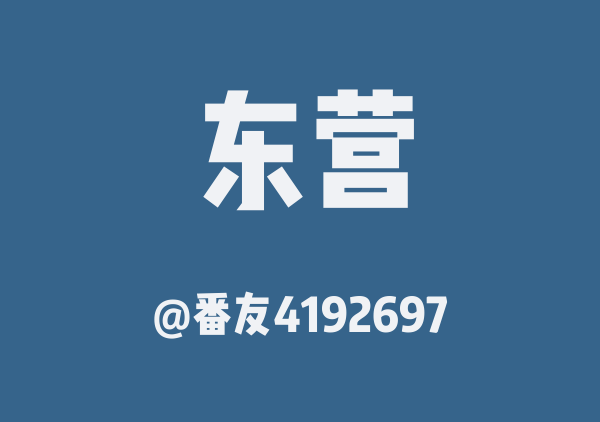 番友4192697的东营地图