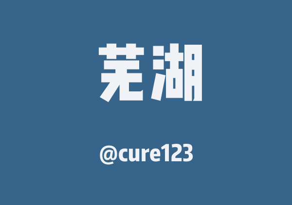 cure123的芜湖地图