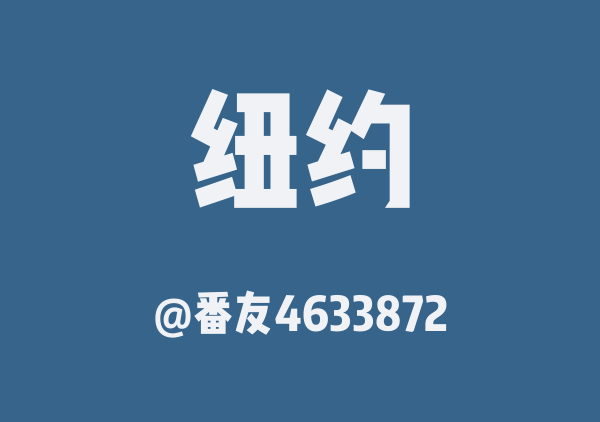 番友4633872的纽约地图