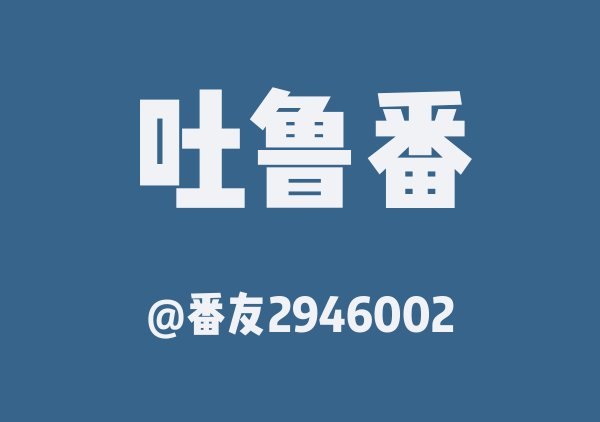 番友2946002的吐鲁番地图