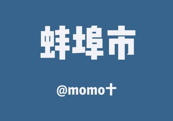 momo十的蚌埠市地图