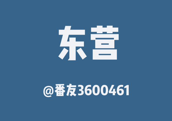 番友3600461的东营地图