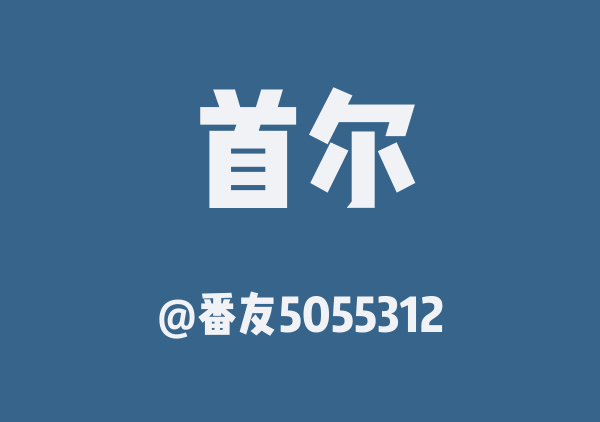 番友5055312的首尔地图