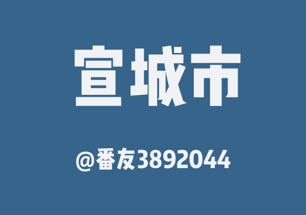 番友3892044的宣城市地图