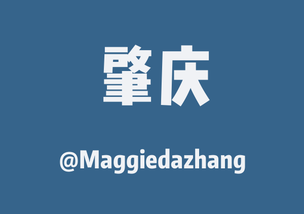 Maggiedazhang的肇庆地图