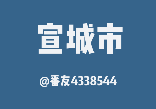 番友4338544的宣城市地图