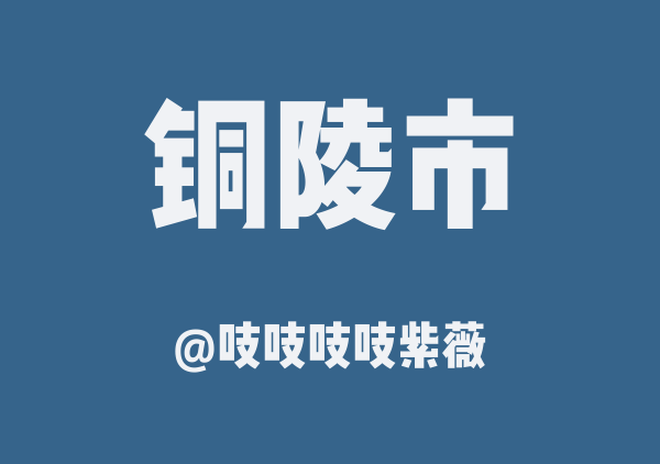 吱吱吱吱紫薇的铜陵市地图